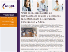 Tablet Screenshot of airsol-zoco.com